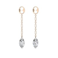 Earrings Ama Woman Aria in Rose Gold Diamante Lab Grown AMA-OR-F501-122
